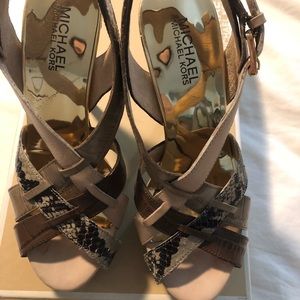 Michael Khors snake heels